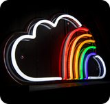 Enseigne LED<br> Nuage Arc-En-Ciel 