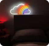 Enseigne LED<br> Nuage Arc-En-Ciel 