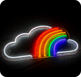 Enseigne LED<br> Nuage Arc-En-Ciel 