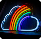 Enseigne LED<br> Nuage Arc-En-Ciel 