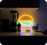 Enseigne LED<br/> Hamburger 