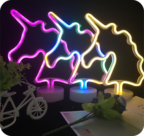 Lampe Néon<br> Licorne 