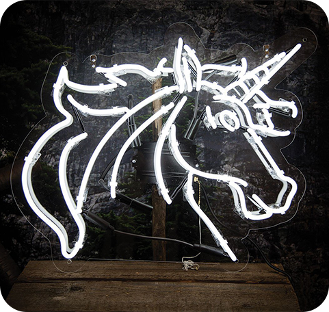 Enseigne Néon<br> Licorne 