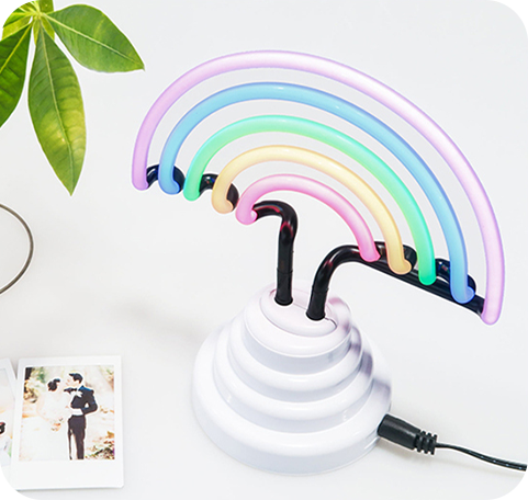 Lampe Néon<br> Petit Arc-En-Ciel 