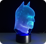 Lampe LED 3D<br/> Batman 