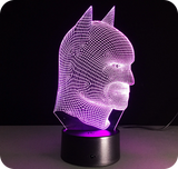 Lampe LED 3D<br/> Batman 