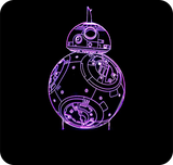 Lampe LED 3D<br> BB8 