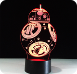 Lampe LED 3D<br> BB8 