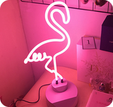 Lampe Néon<br> Grand Flamant Rose 