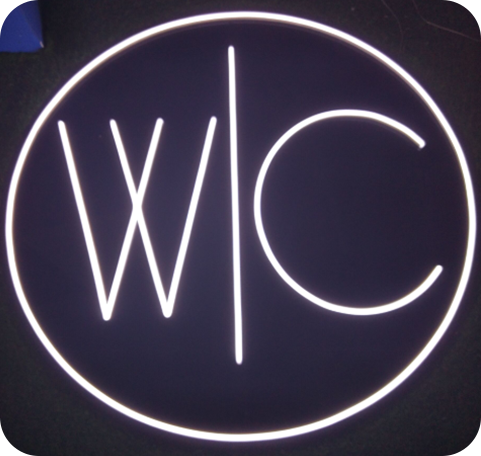 Enseigne LED<br> W.C 