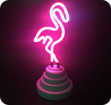 Lampe Néon<br> Flamant Rose 