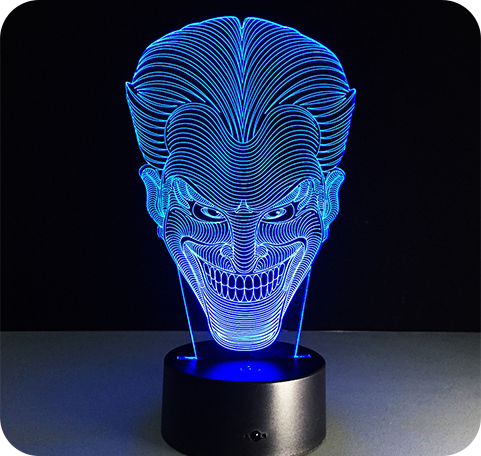 Lampe LED 3D<br/> Joker 