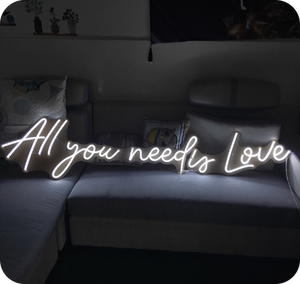 Enseigne LED<br> All you need is love 