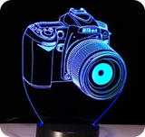 Lampe LED 3D<br> Photographie 