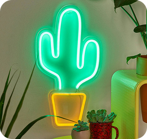 Enseigne LED<br> Cactus 