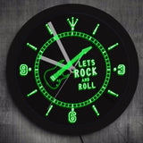 Horloge Néon<br> Rock'n'roll 