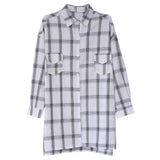 Chemise plaid manches longues