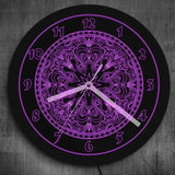 Horloge Néon<br> Mandala 