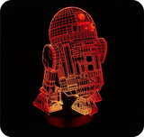 Lampe LED 3D<br> R2D2 