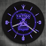 Horloge Néon<br> Tattoo 